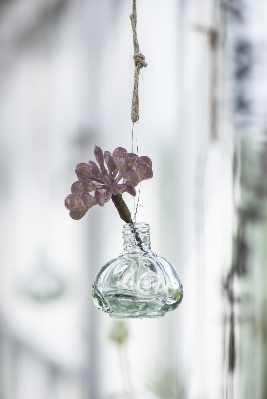 Mini Vase m/Oppheng - 4,5cm