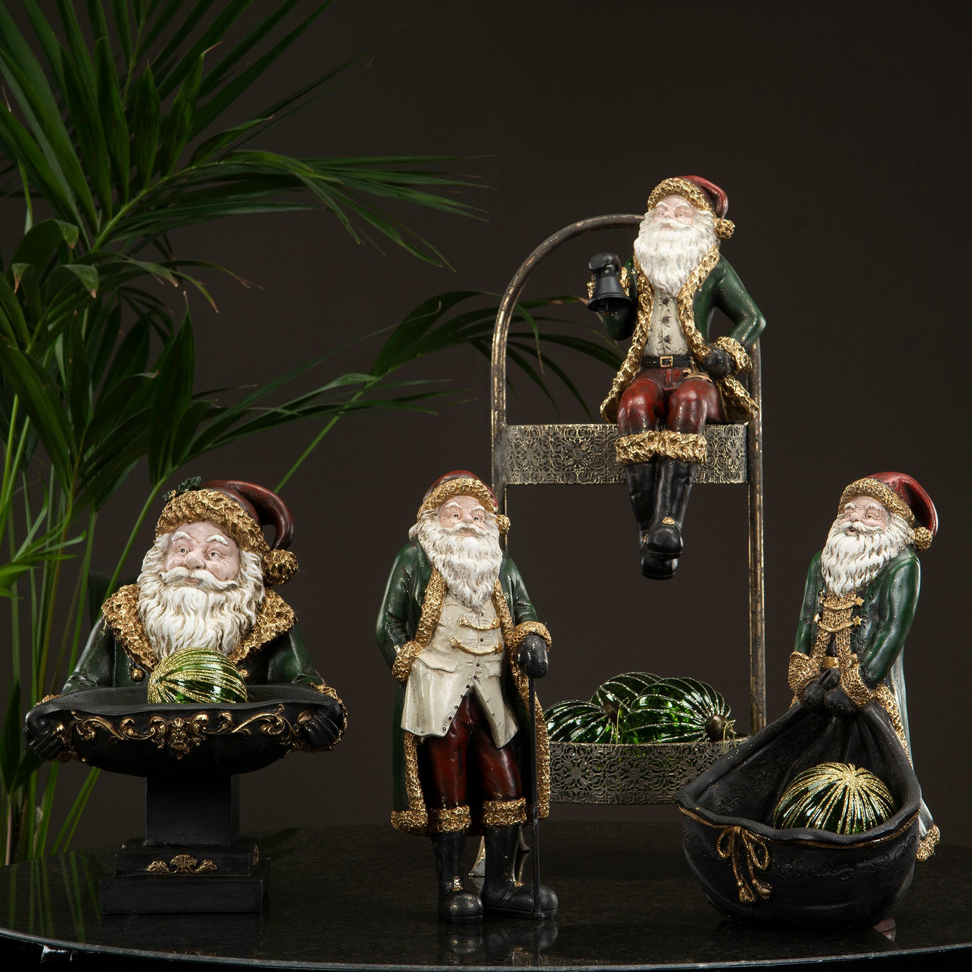 nisse julenisse sekk figur julepynt skål alot 102074