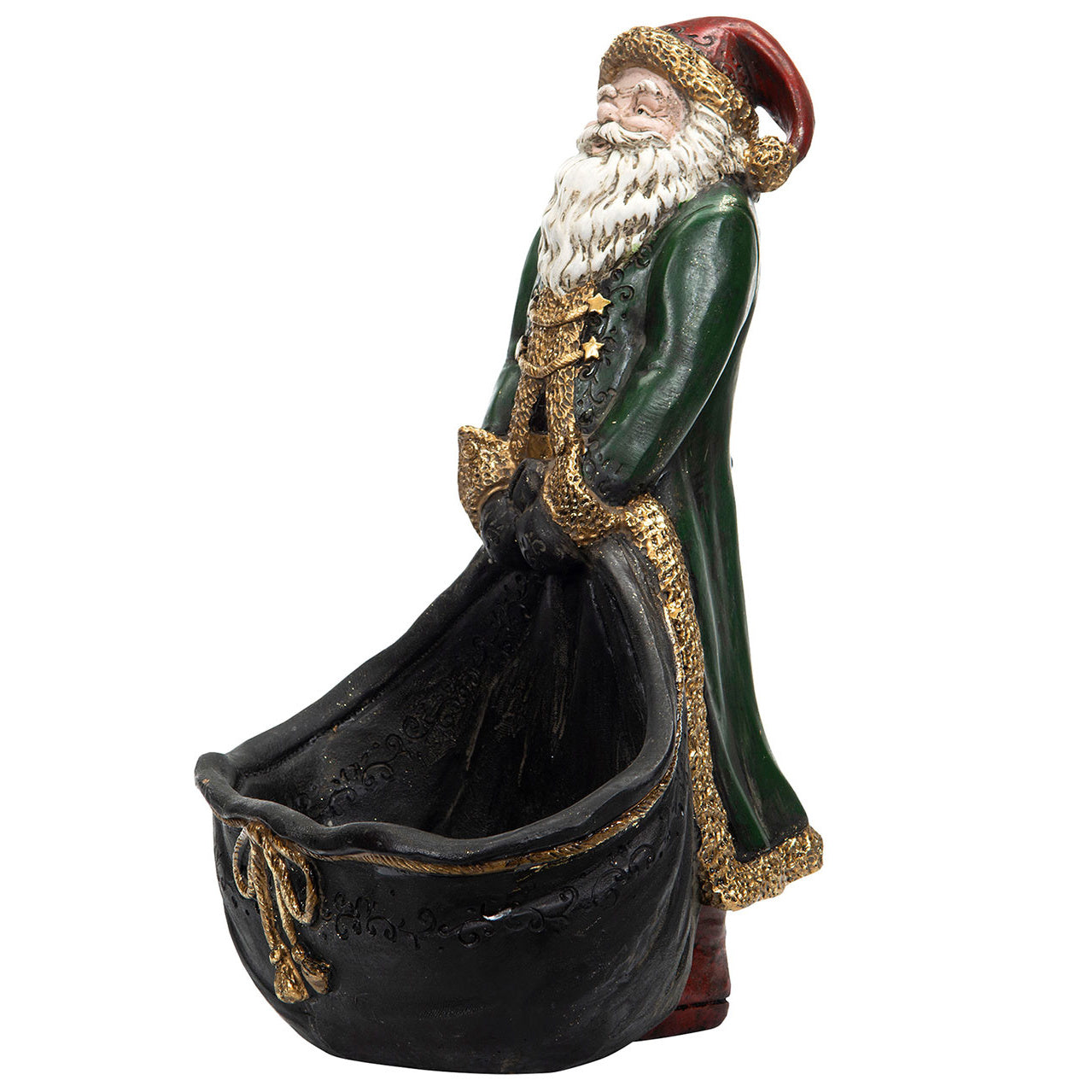 nisse julenisse sekk figur julepynt skål alot 102074