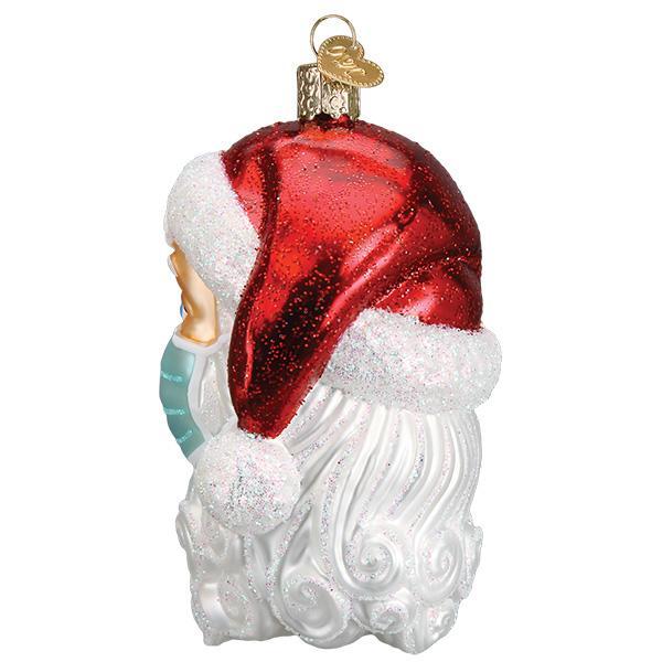 nisse munnbind julenisse julekule glass covid korona nettbutikk