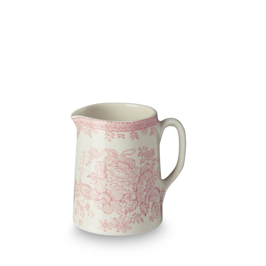 pink asiatic pheasants burleigh tankard mugge fløtemugge mini jug