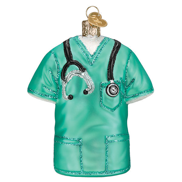 scrubs ornament julpynt julekule lege helsevesen sykepleier kirurg