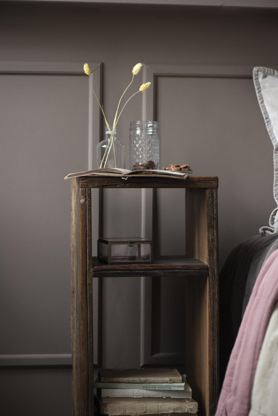 sidebord redesign resirkulert treverk massiv rustikk ib laursen unika 2106-00 soverom