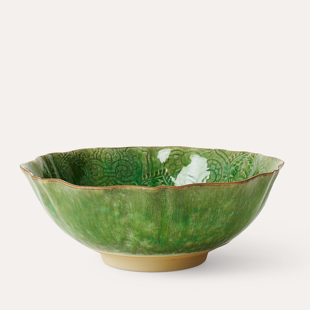 sthål arabesque skål seaweed grønn bowl serveringsbolle 110611