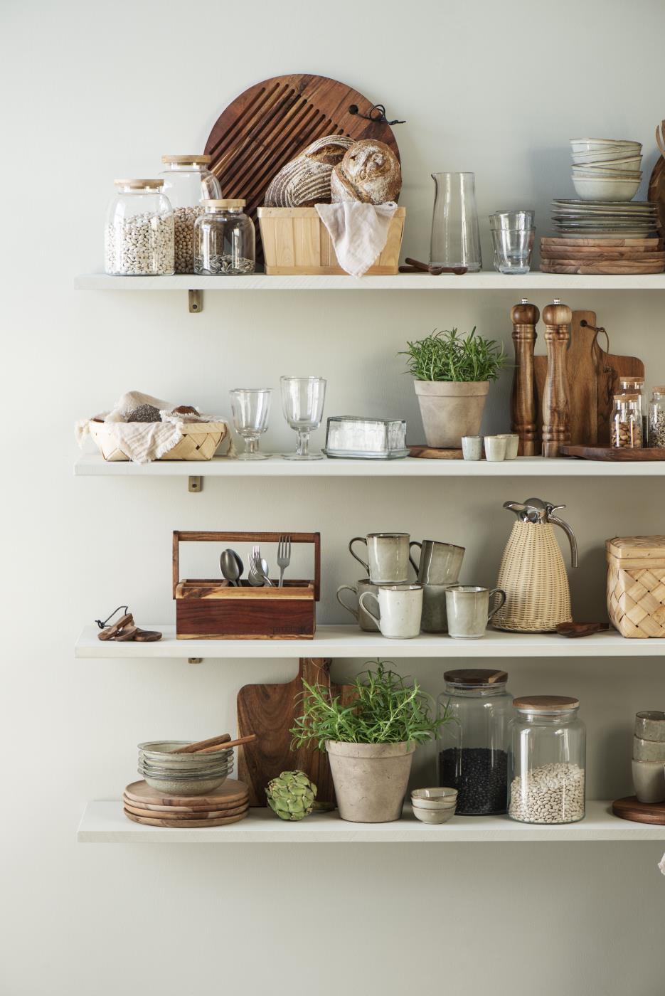 Glasskrukke m/Trelokk - 3,7liter