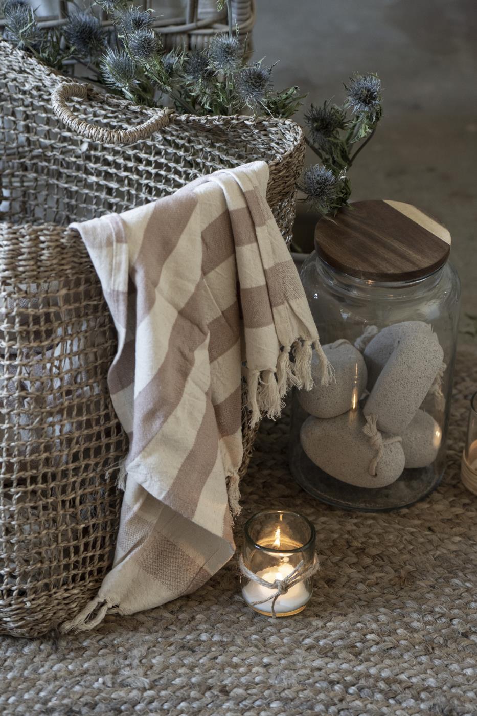 Glasskrukke m/Trelokk - 3,7liter