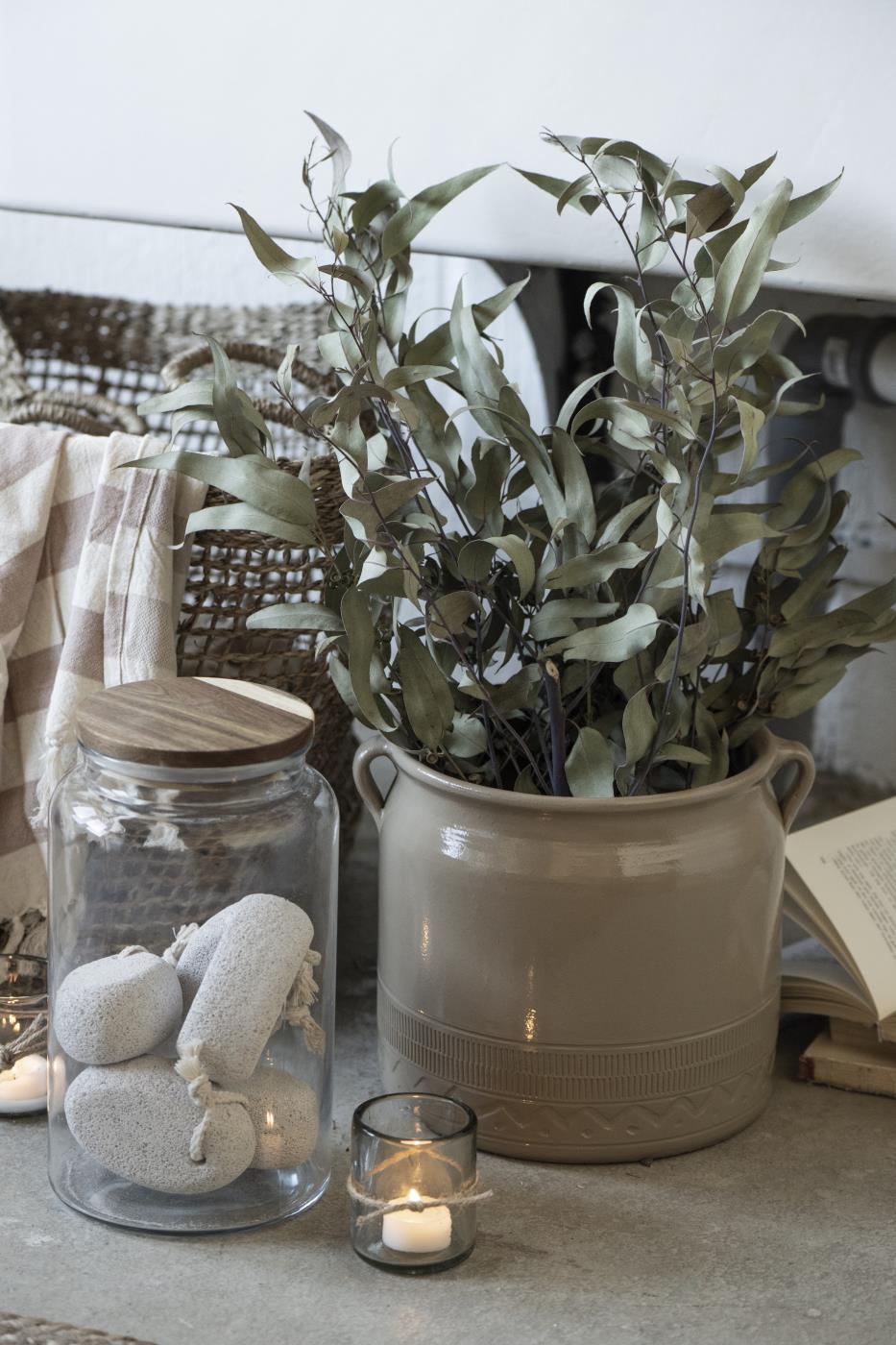 Glasskrukke m/Trelokk - 3,7liter