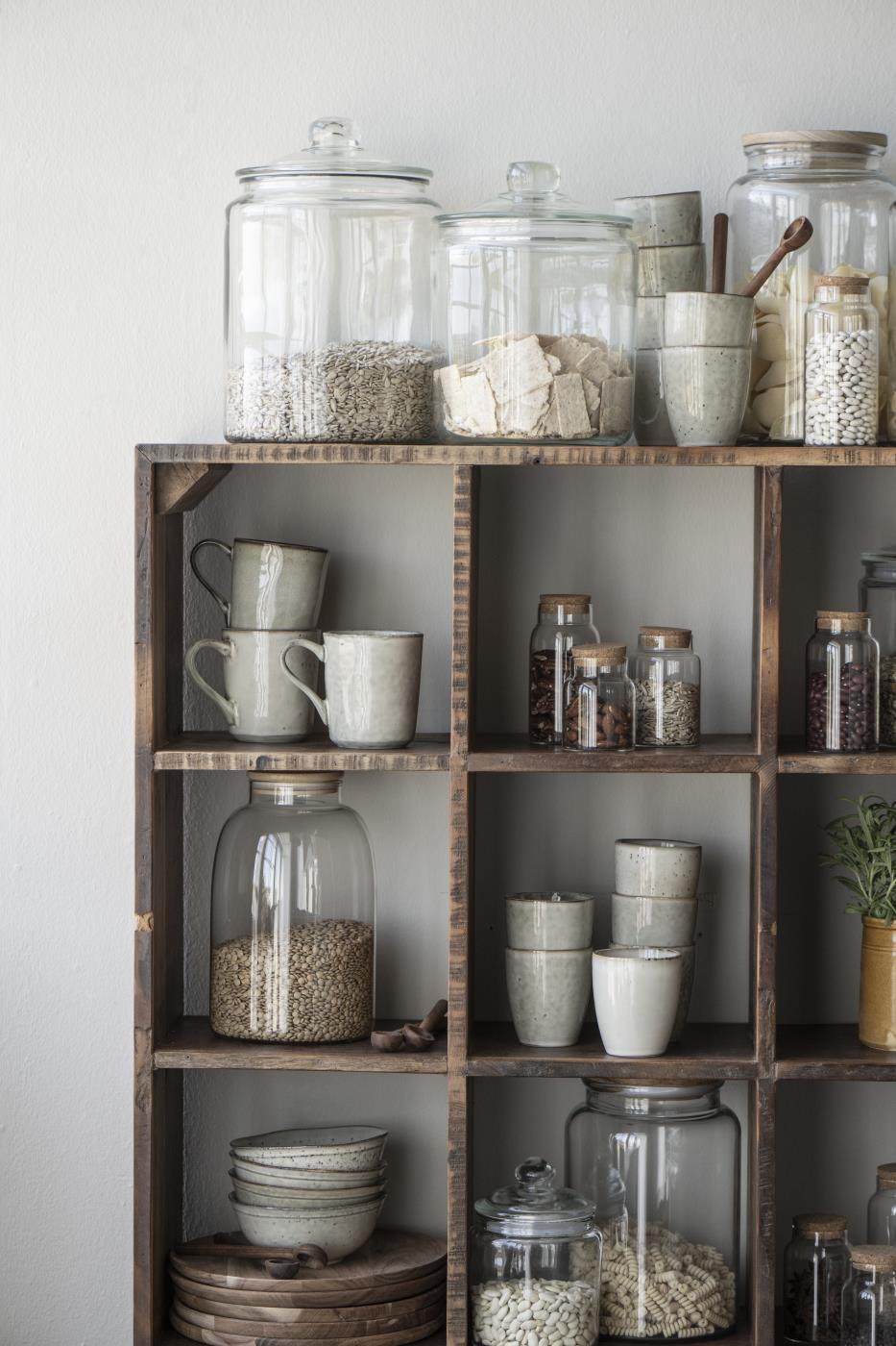 Glasskrukke m/Trelokk - 3,7liter