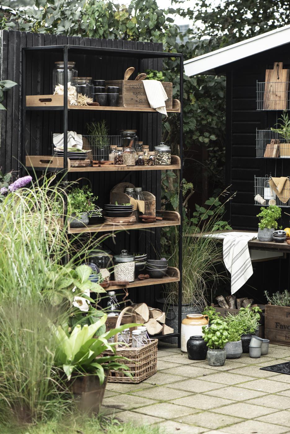 Glasskrukke m/Trelokk - 3,7liter