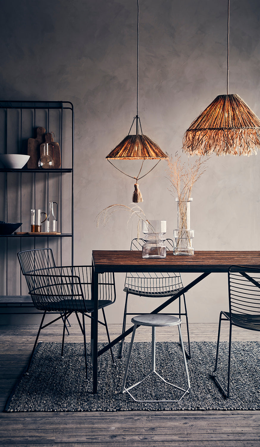 taklampe natur lampeskjerm sjøgress nettbutikk 084-628-00