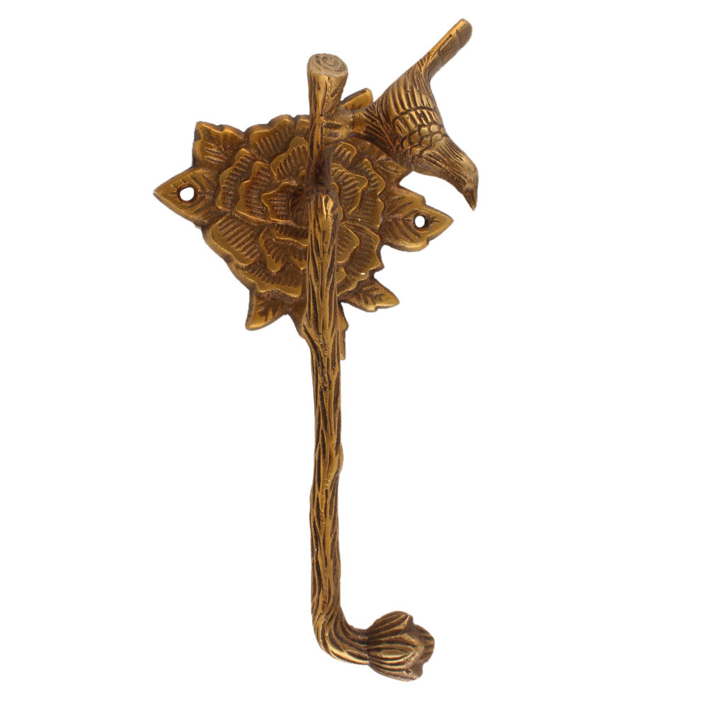 Toalettpapirholder m/Fugl, Messing