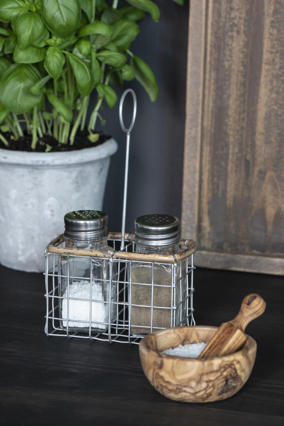 Treskål Mini, Oliventre - 8cm