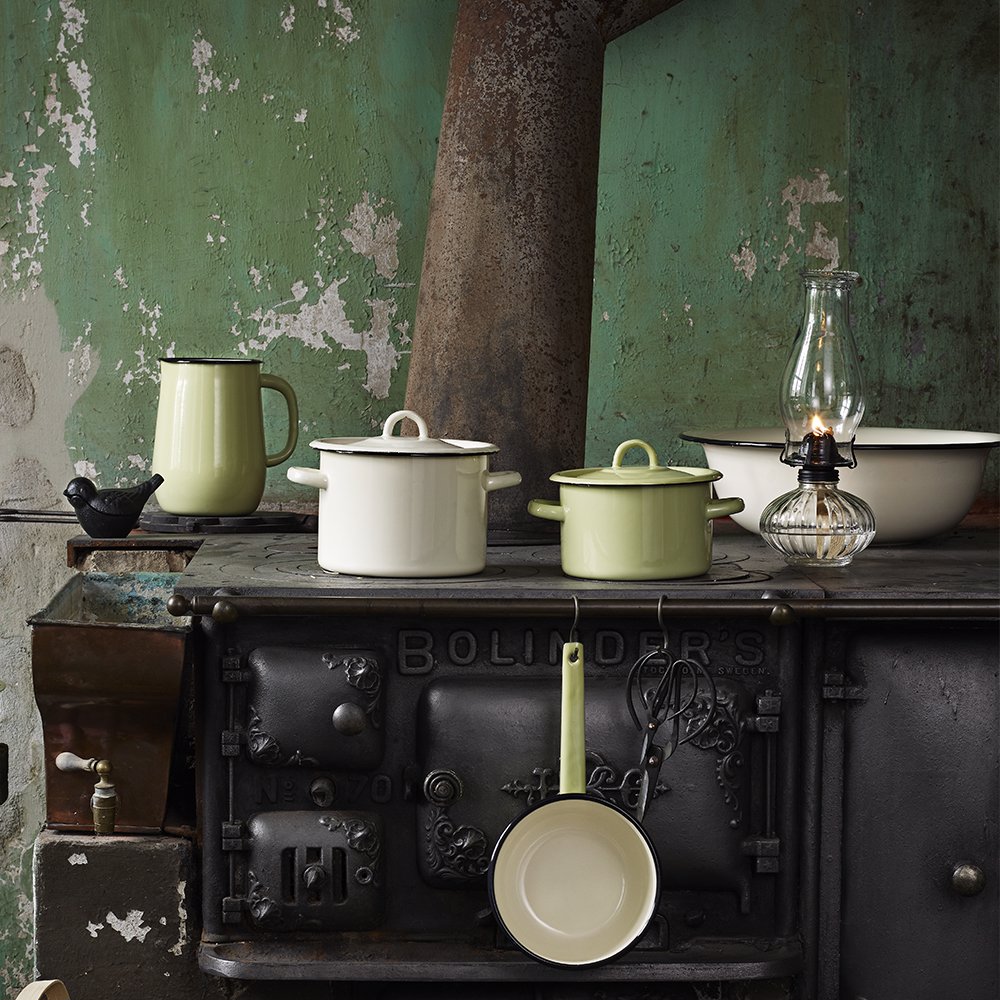 Vaskefat Emalje, Offwhite - 40cm