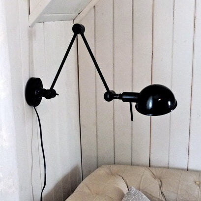 Vegglampe, ZikkZakk - Svart