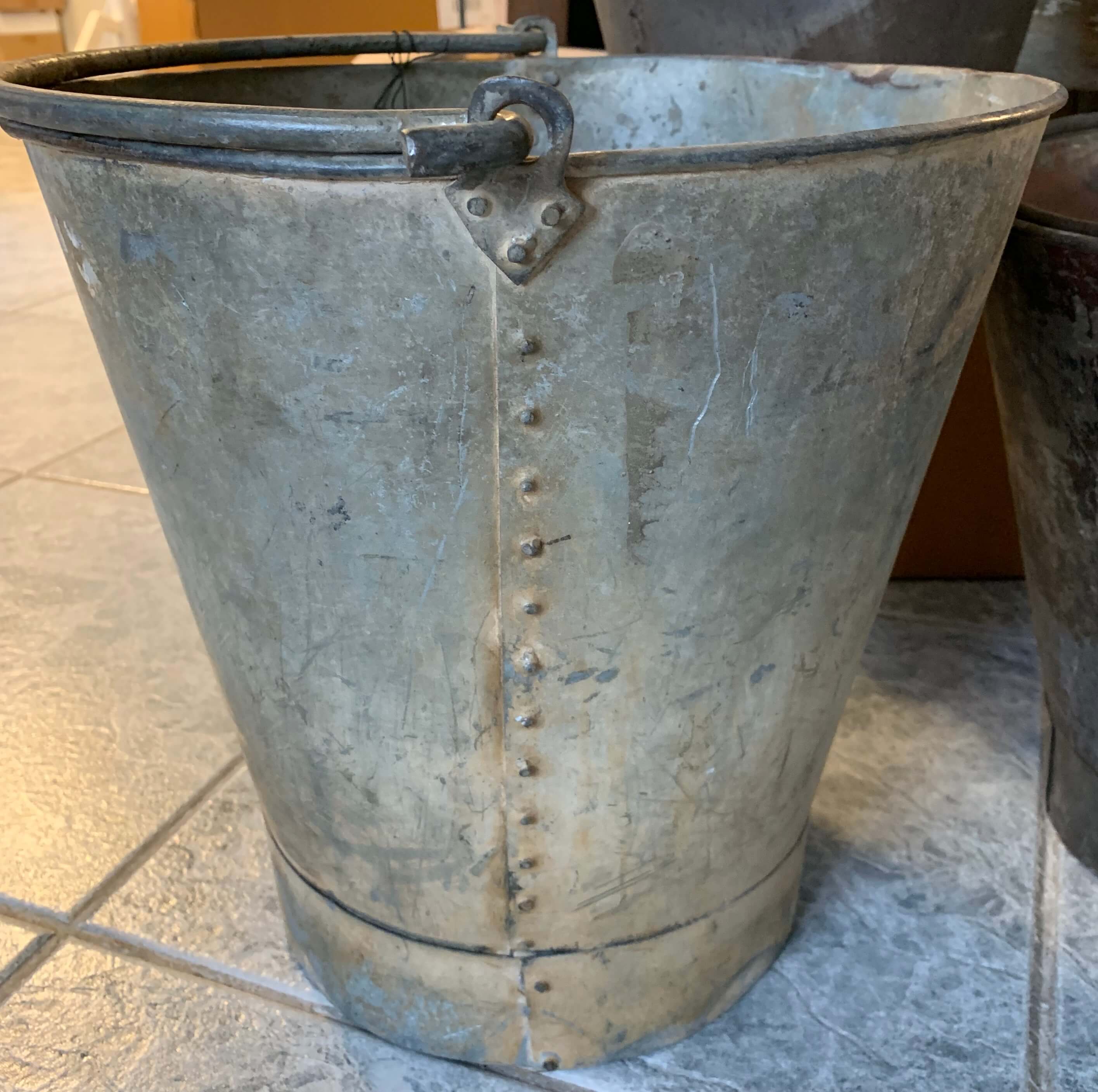 Metallbøtte Vintage - 10 liter