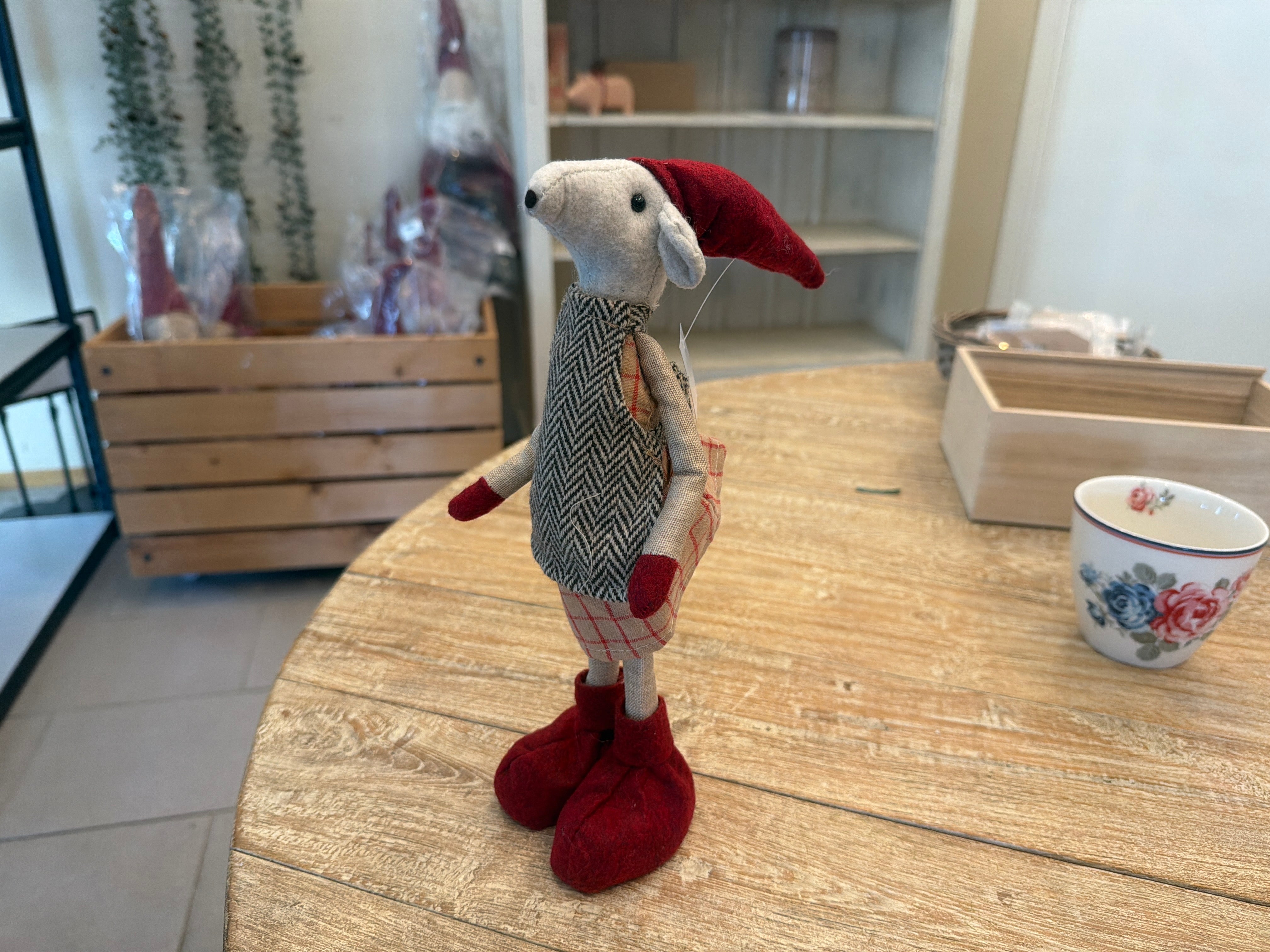 Julemus Stående, Jente - 34cm