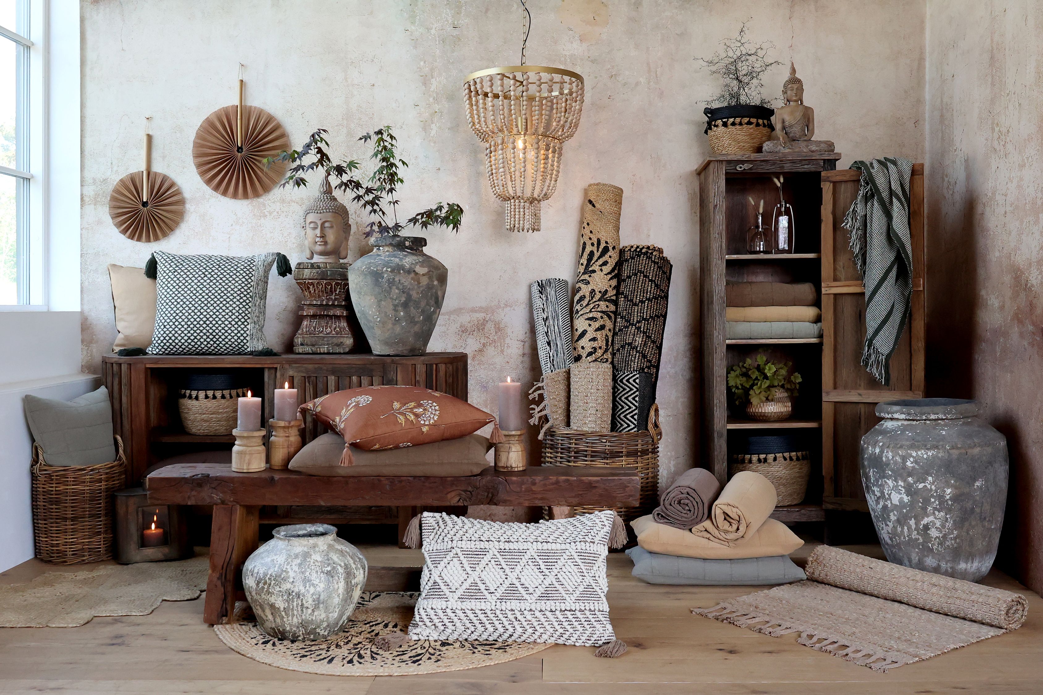 rustikk trebenk chic antique