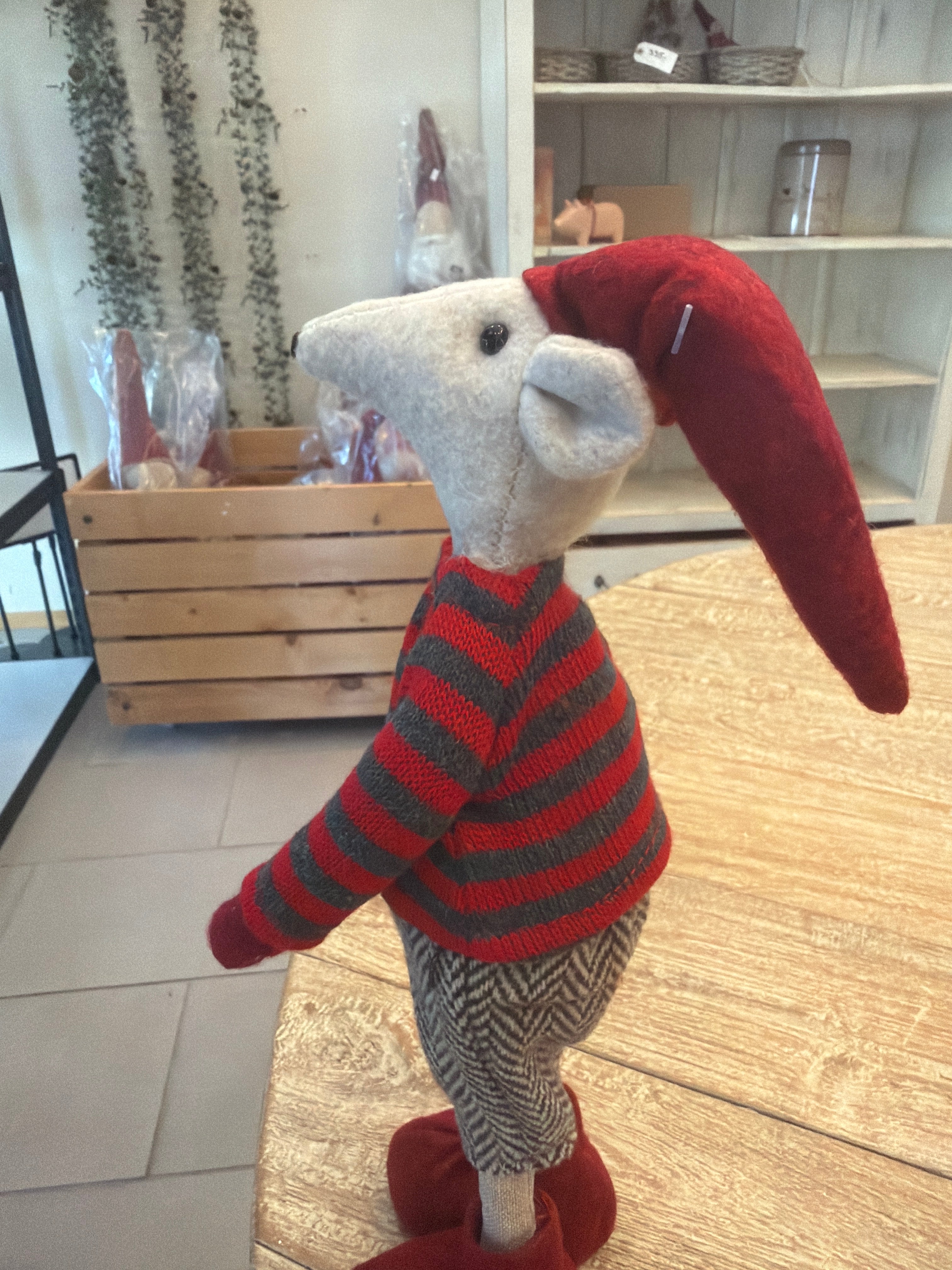 Julemus Stående, Gutt - 34cm