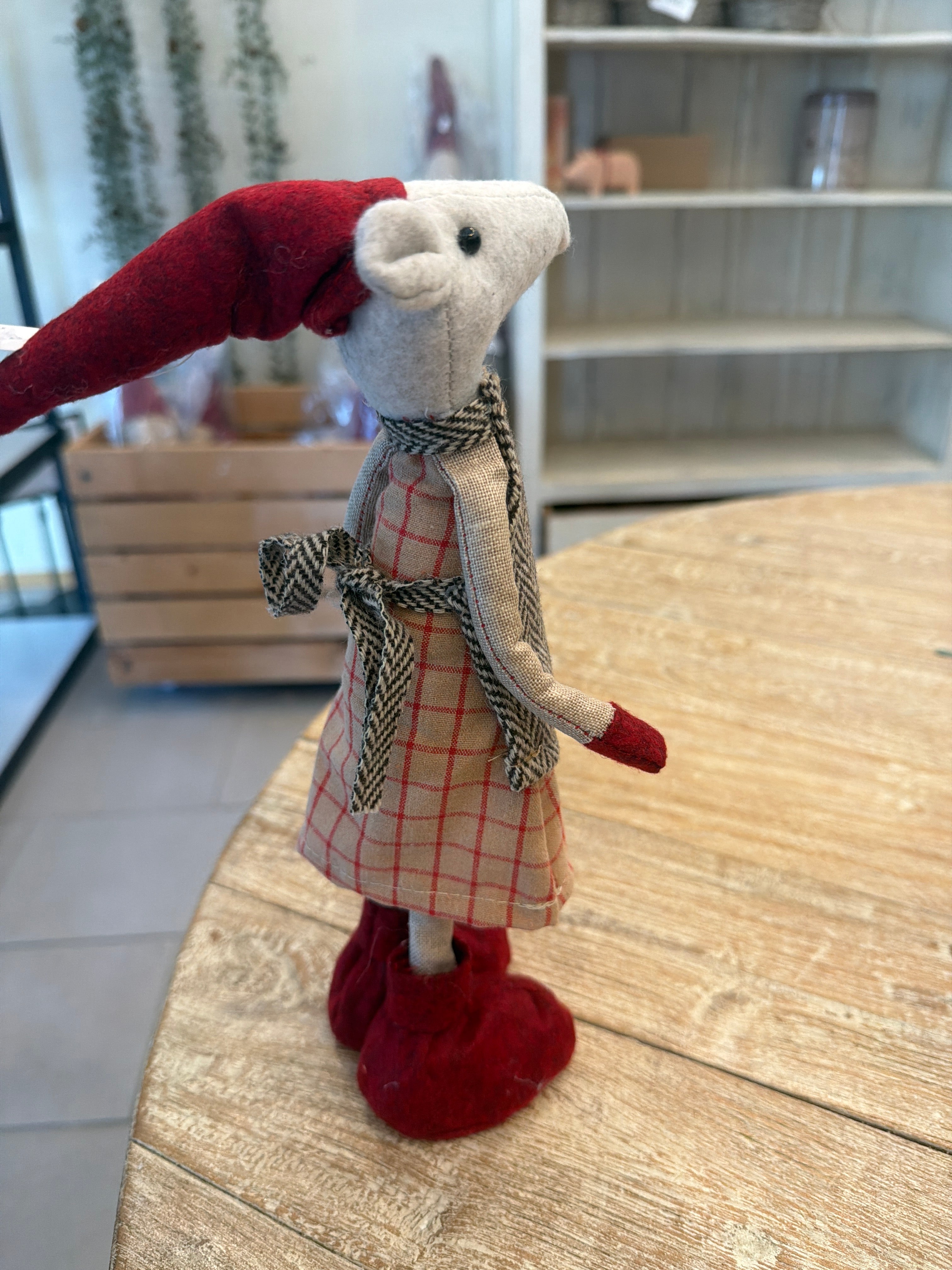 Julemus Stående, Jente - 34cm