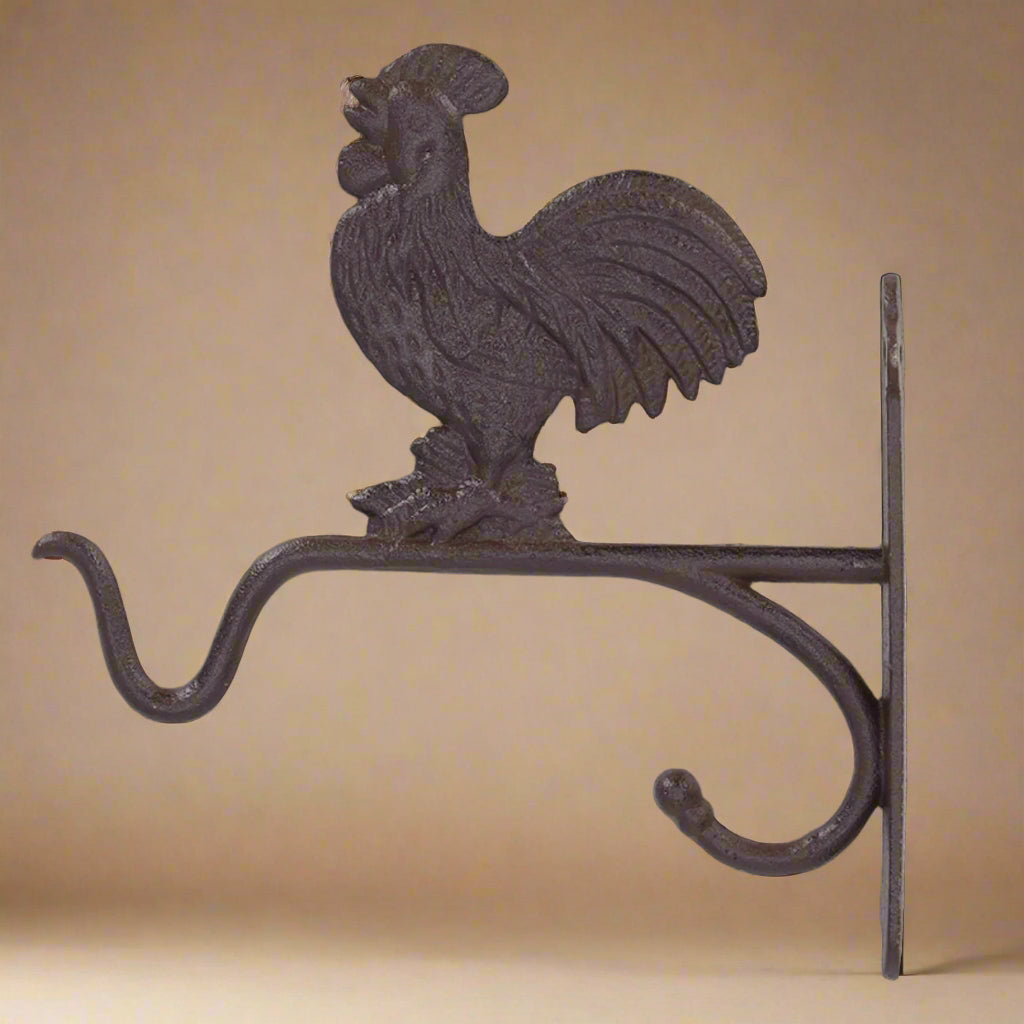 Ampelkrok m/Hane, Støpejern - 21cm
