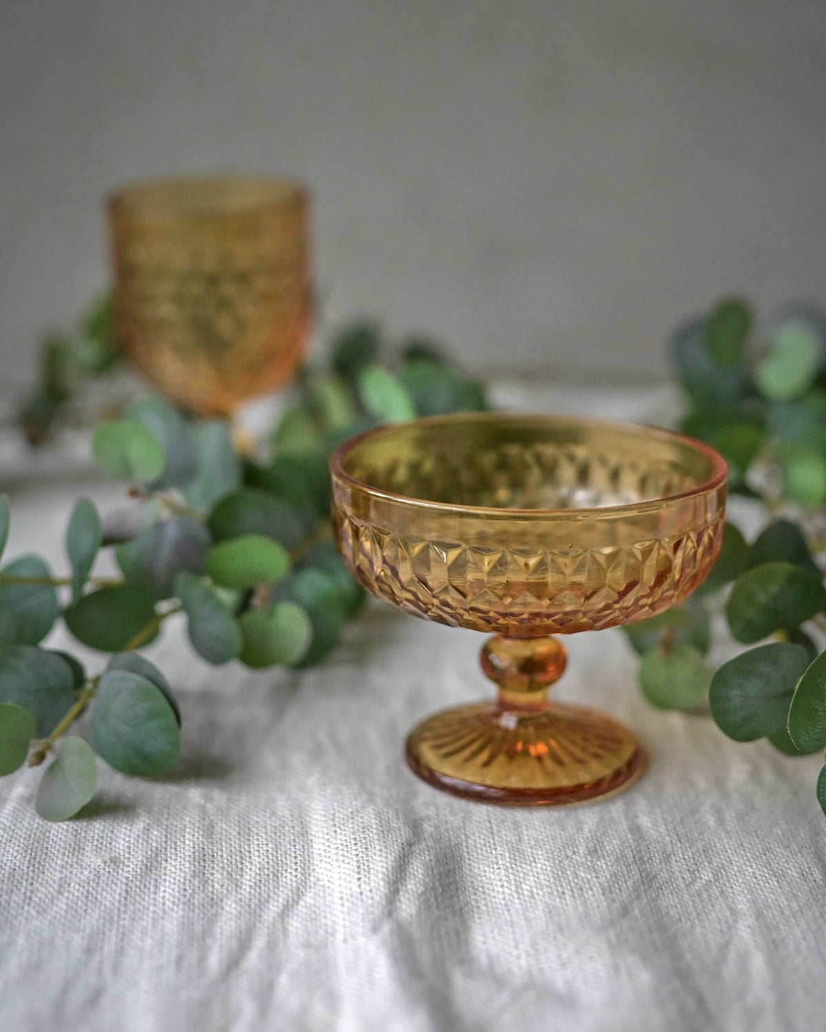 dessert / coupeglass elly - oransje / rav