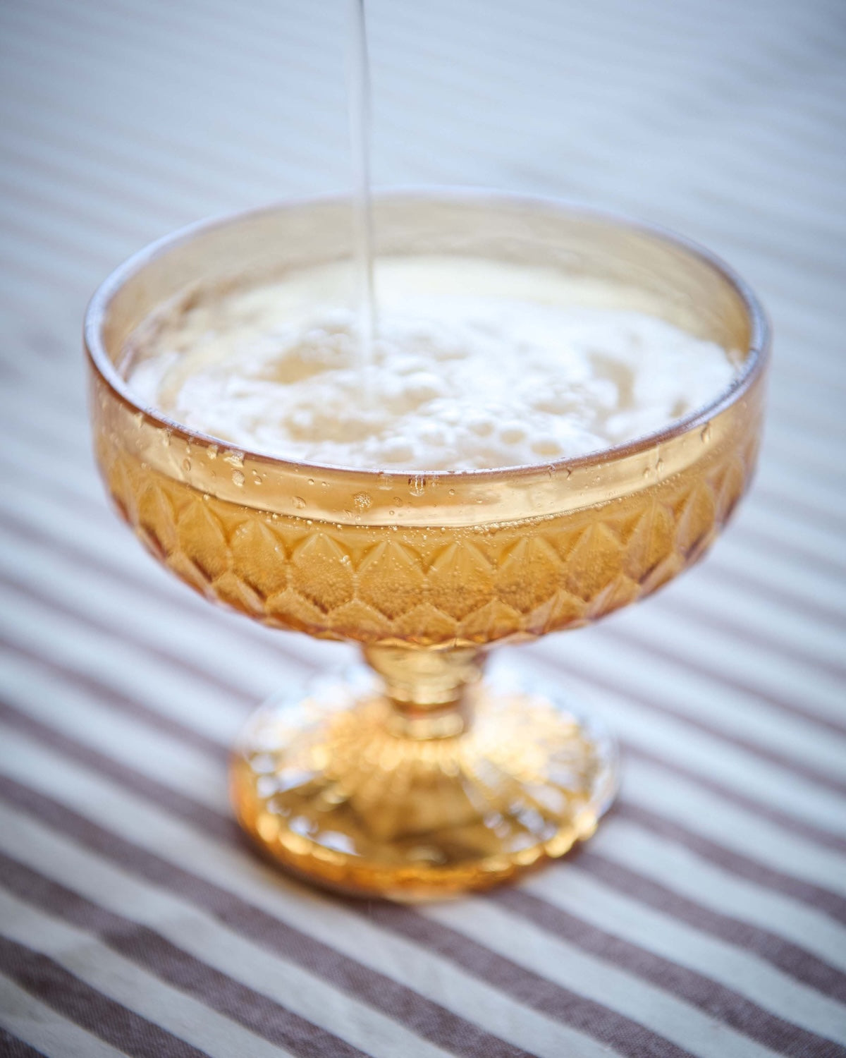 dessert / coupeglass elly - oransje / rav