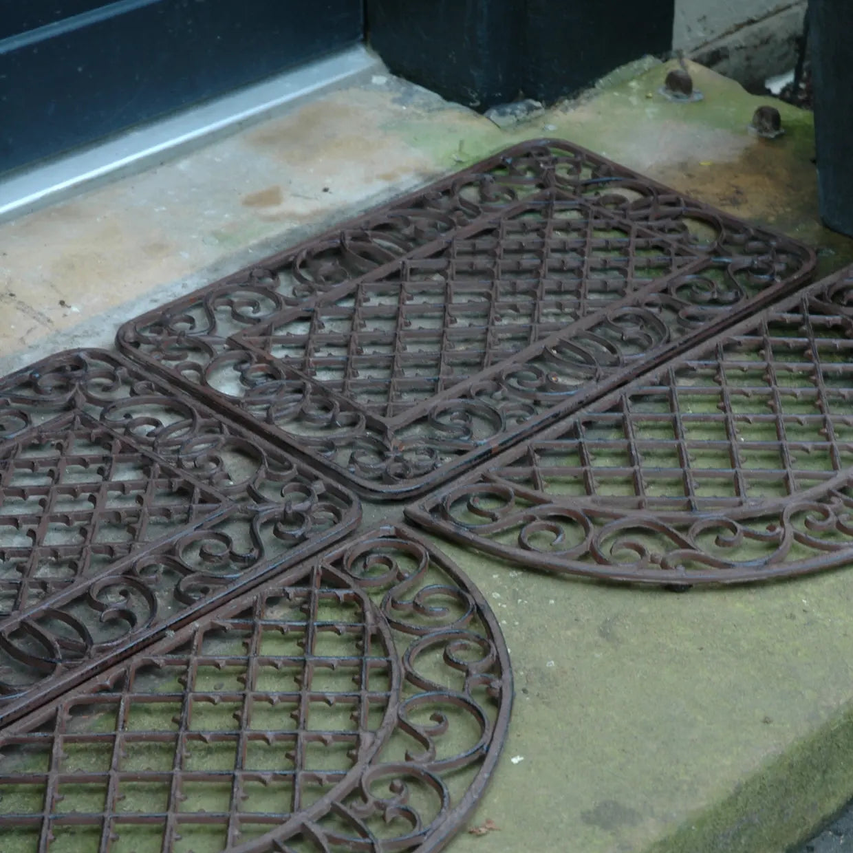 dørmatte støpejern - klassisk og rustikk