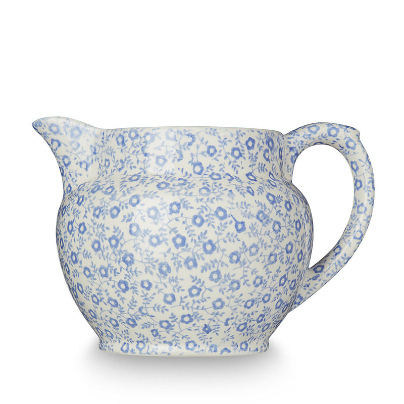 dutch jug mugge burleigh blue felicity lyseblå