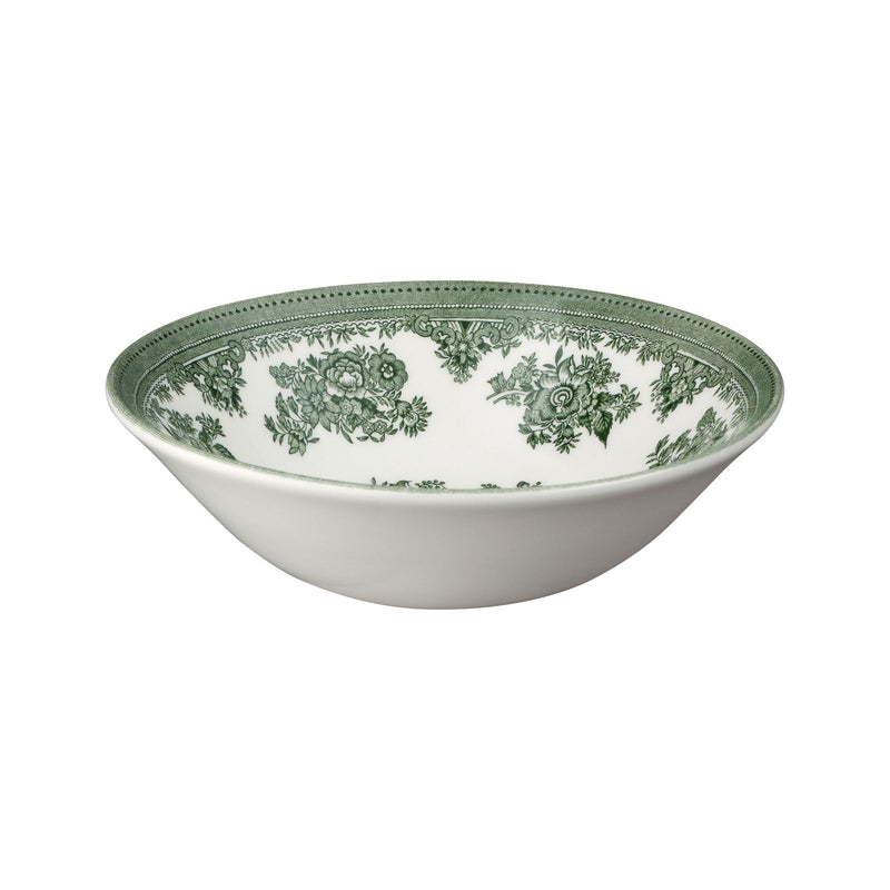green asiatic pheasants skål frokostskål burleigh grønn cereal bowl