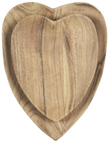 hjerteformet tallerken asjett hjerte tre 17058-00 ib laursen