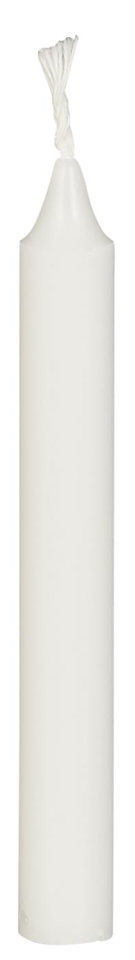 Kertelys / Juletrelys 10cm, Hvitt - 12pk