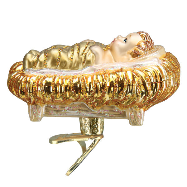 Juletrepynt Jesubarnet, Glass - 9cm