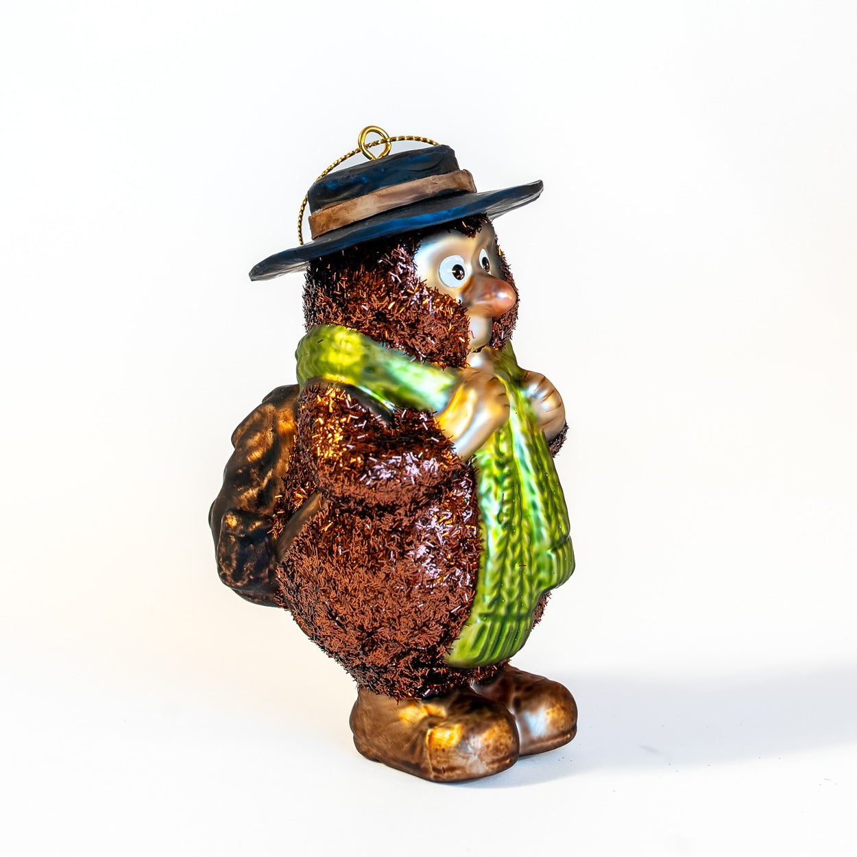 julekule Ludvig fra flåklypa - laget i glass