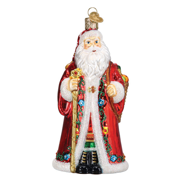 julekule ornament glass julenisse nisse eksklusivt kvalitet vakker 40348