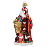 julekule ornament glass julenisse nisse eksklusivt kvalitet vakker 40348