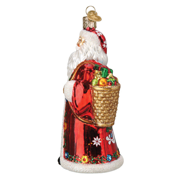 julekule ornament glass julenisse nisse eksklusivt kvalitet vakker 40348