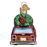 Stasjonsvogn Ornament Glass - 11cm