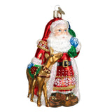 julekule ornament julenissen nisse glass eksklusiv kvalitet 40104