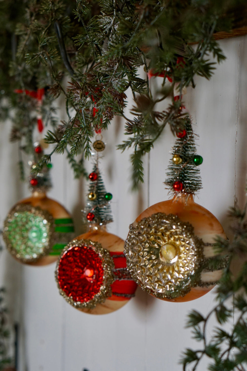 julekule med reflektor - nostalgi