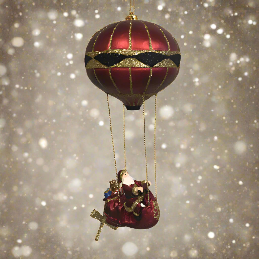 in a vintage christmas inspired environment