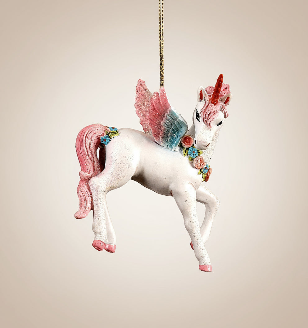 Enhjørning⎜Ornament - 9cm