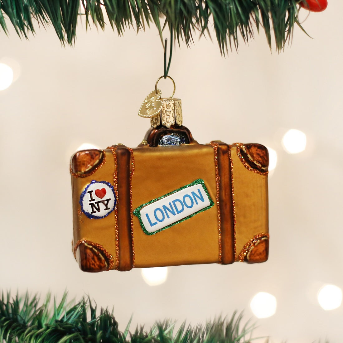 juletrepynt koffert - glass ornament