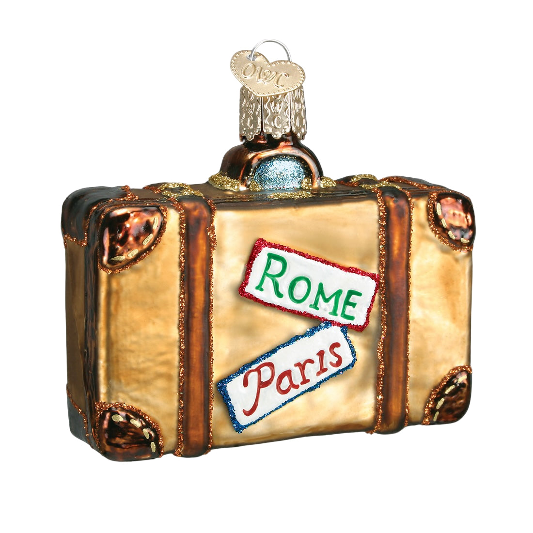 juletrepynt koffert - glass ornament