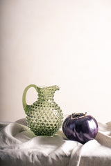 klimchi hobnail karaffel mugge vase olive green grønn 2 liter 