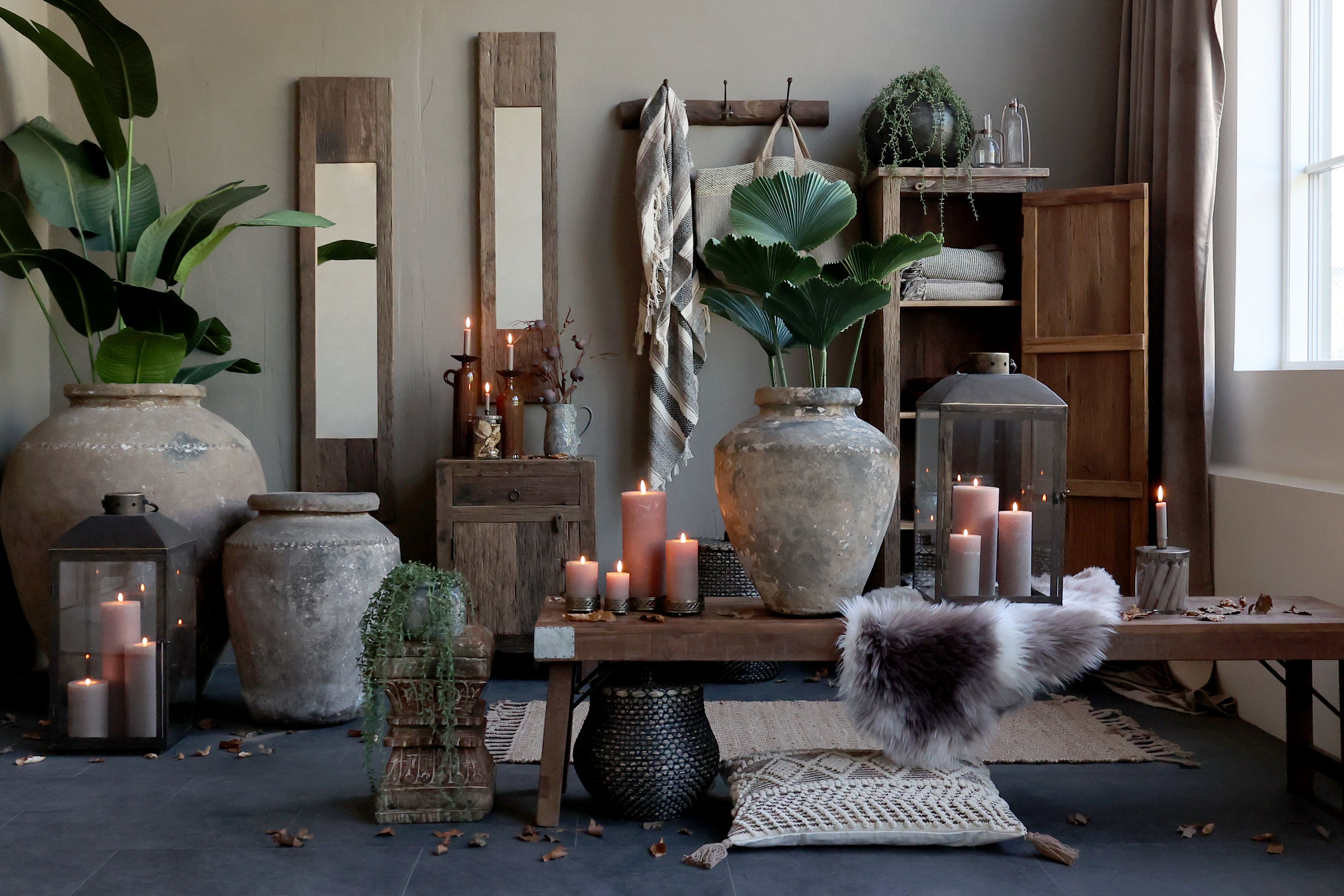 Knaggrekke Rustikk Treverk - 68cm