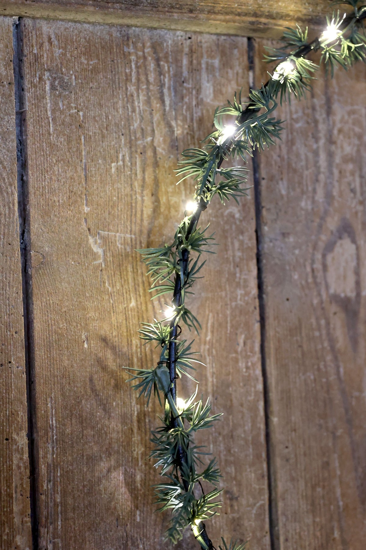 krans ledlys - enkel og vakker julekrans