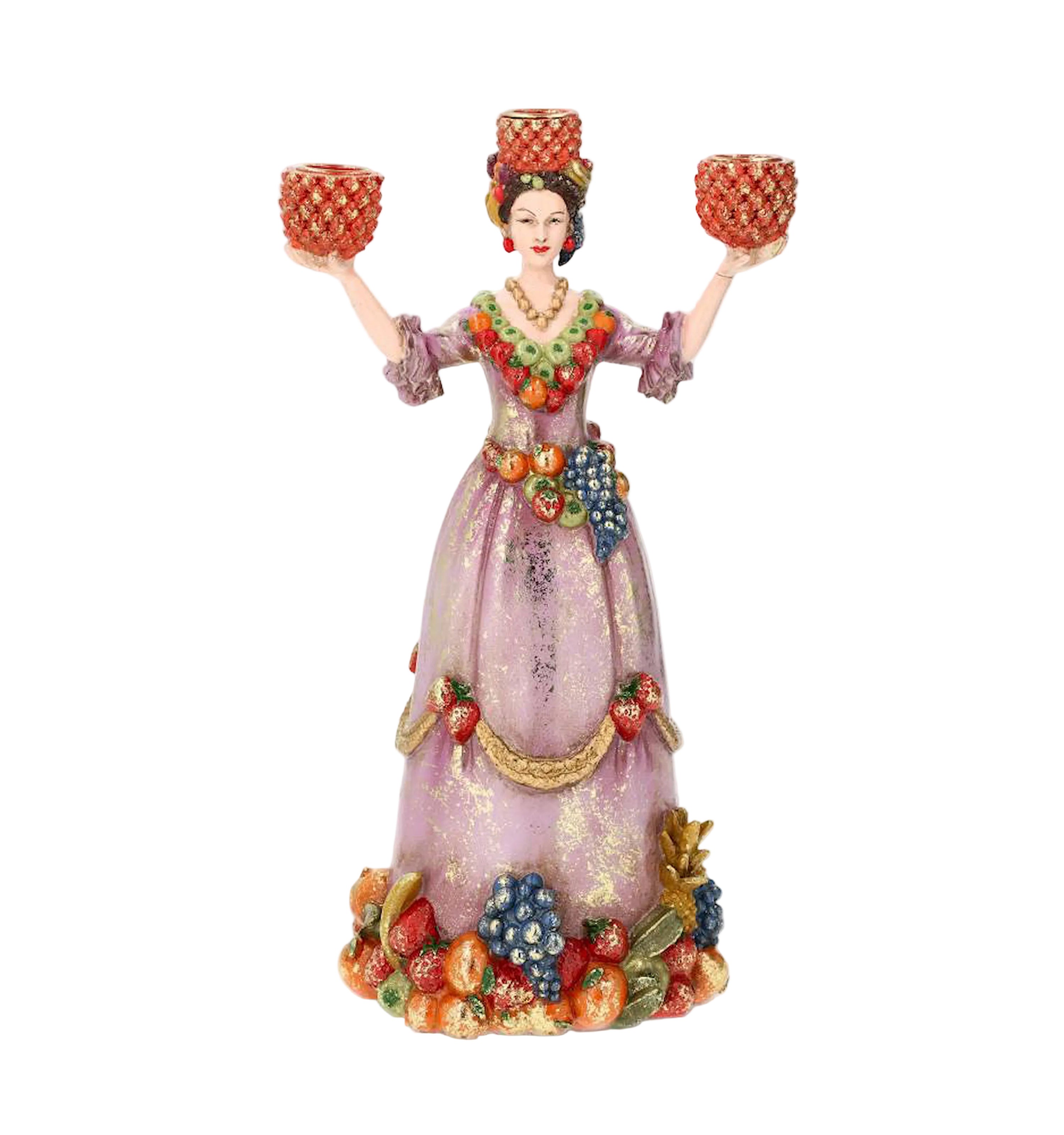 lysestake dolores kvinne figur frukt farger