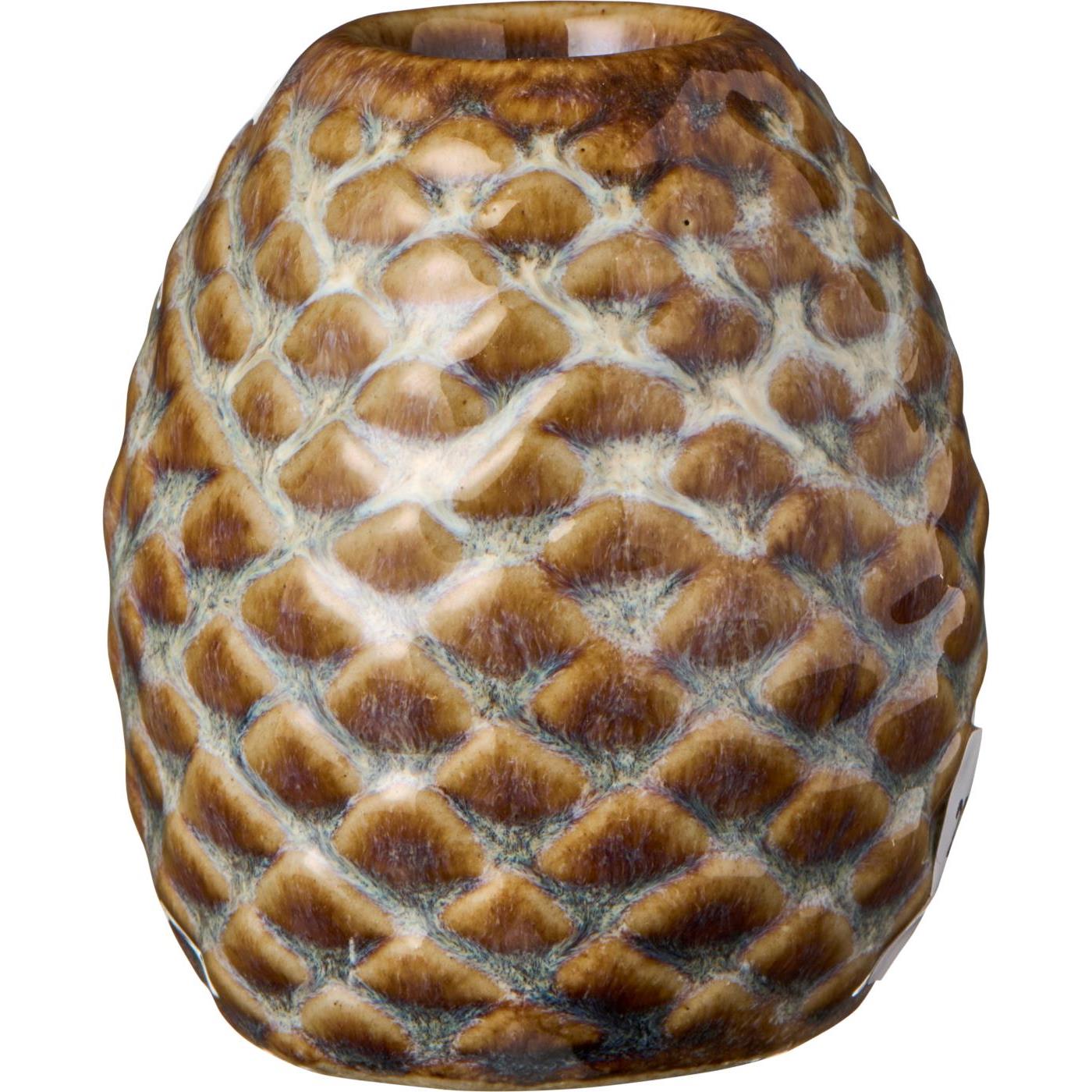 Kongle Lysestake, Keramikk - 7cm
