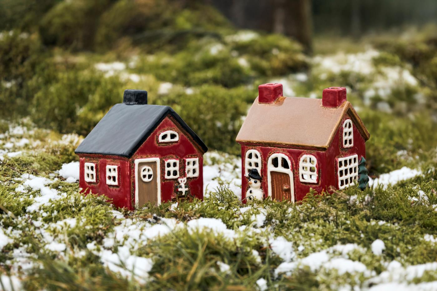 lyshus juledekor lys hus