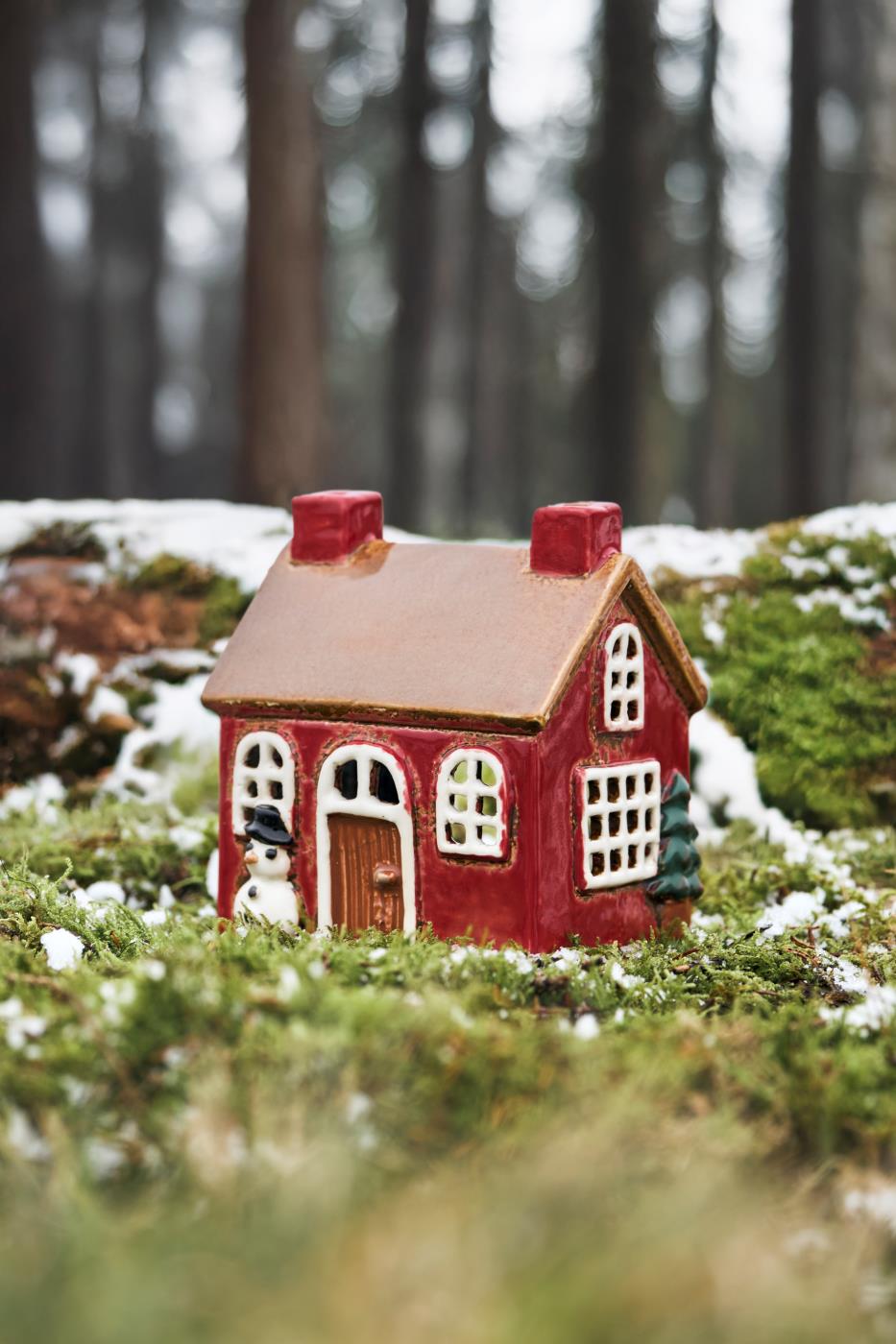 lyshus juledekor lys hus